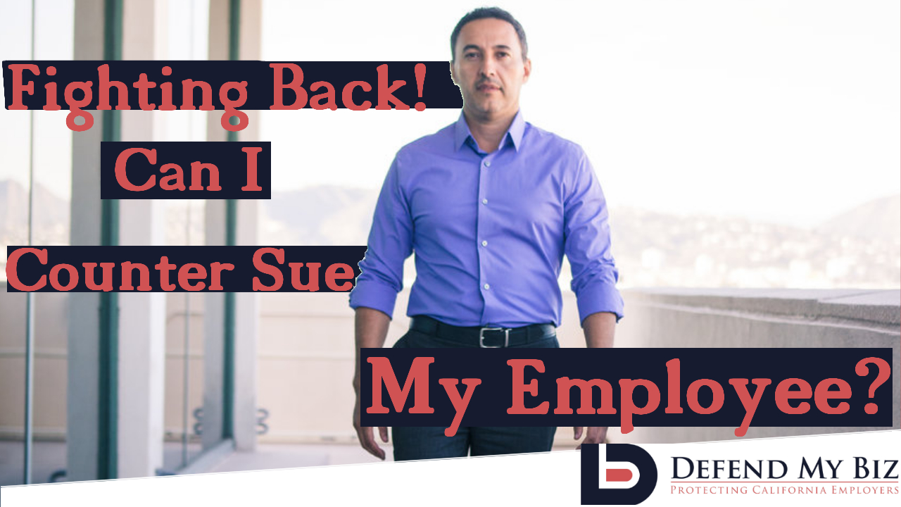 Fighting Back! Can I Counter Sue My Employee?