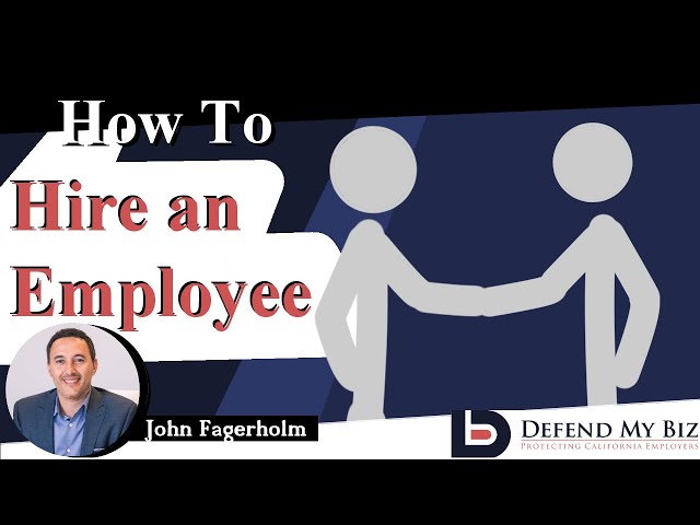 hire an employee