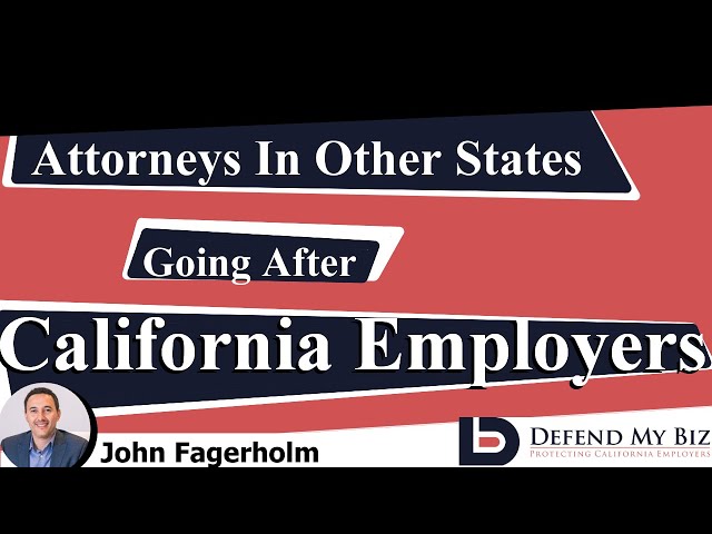 california employers