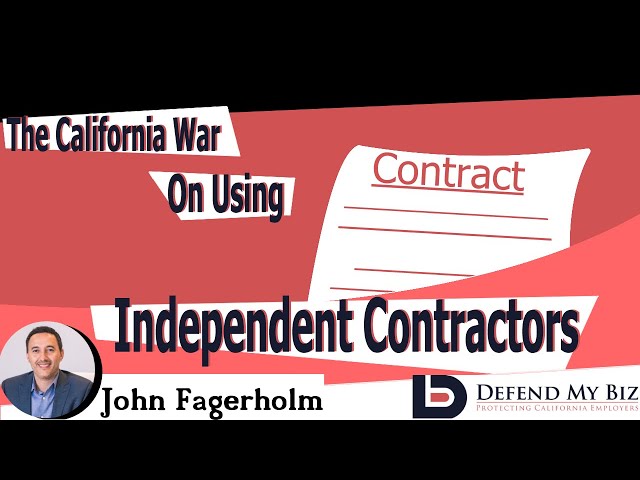 california independent contractors