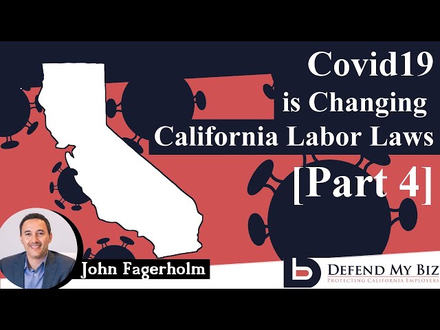 covid19 california employment laws